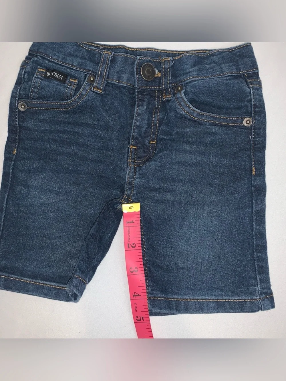 Boys Dark Blue Denim Shorts Size 3t